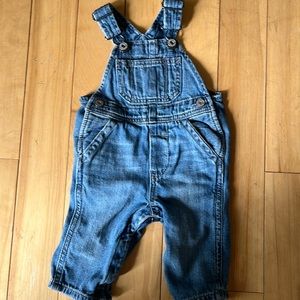 Gap Baby Organic Cotton Denim Overalls - Washed but never worn! 3-6M